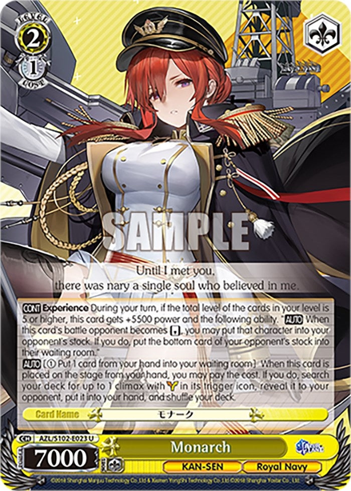 Monarch (102023) - Weiss Schwarz Single