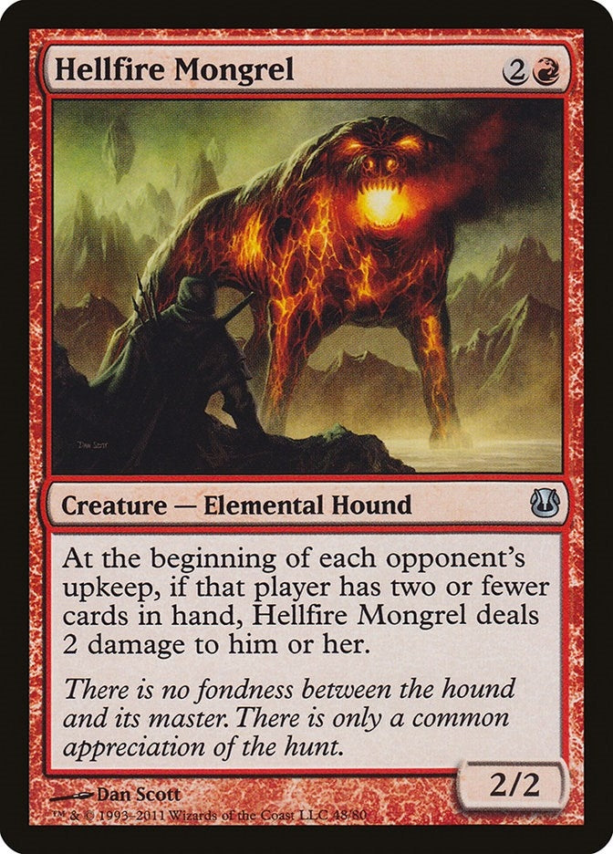 Hellfire Mongrel (48) [DDH] - MTG Single