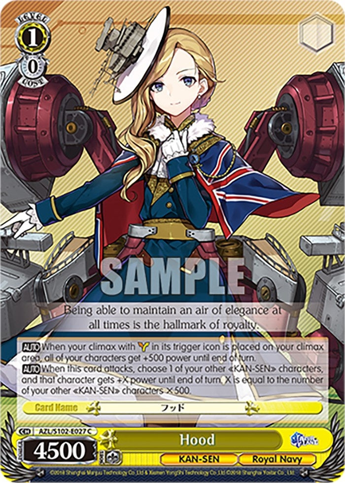 Hood (102027) - Weiss Schwarz Single