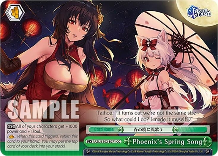 Phoenix’s Spring Song (102071) - Weiss Schwarz Single
