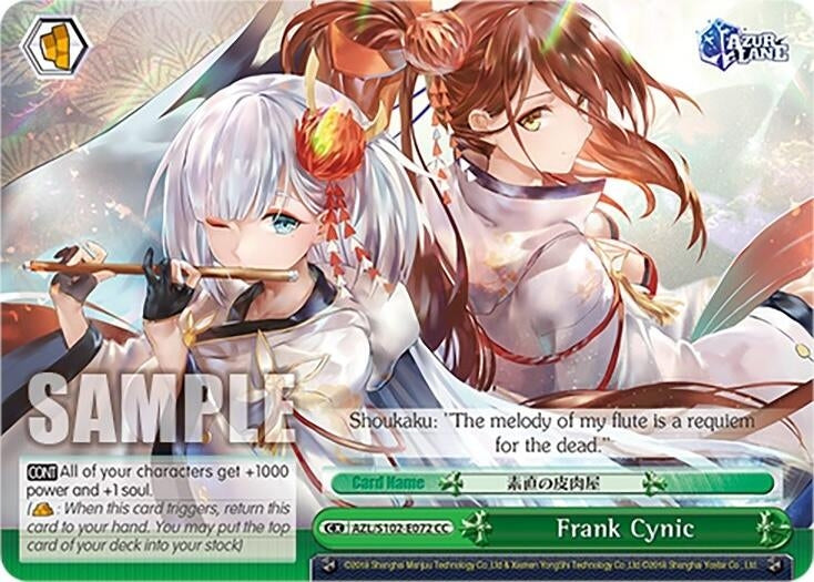 Frank Cynic (102072) - Weiss Schwarz Single