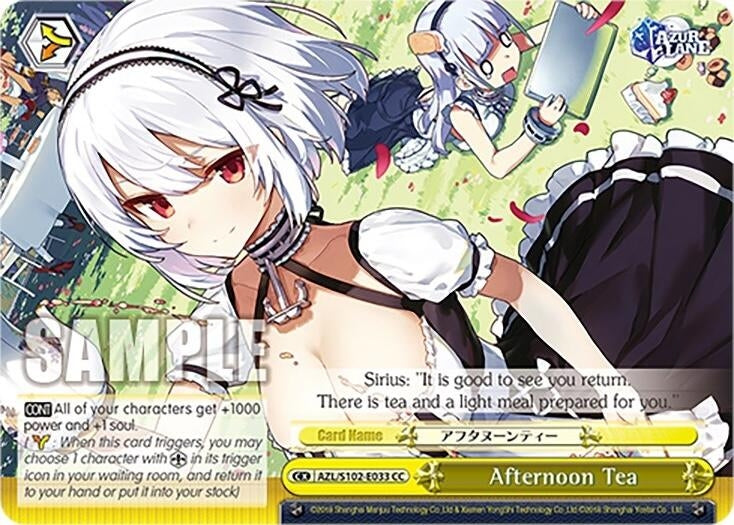 Afternoon Tea (102033) - Weiss Schwarz Single
