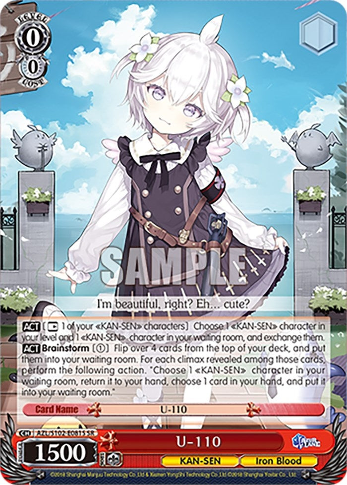 U-110 (SR) (102081) - Weiss Schwarz Single