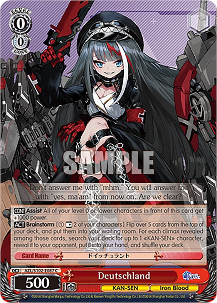 Deutschland (102087) - Weiss Schwarz Single