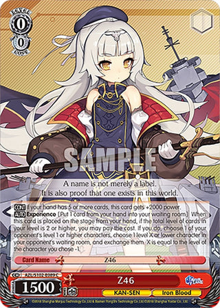 Z46 (102089) - Weiss Schwarz Single