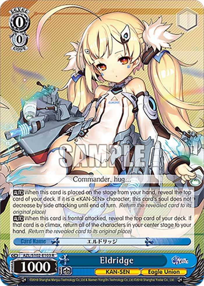 Eldridge (102103) - Weiss Schwarz Single