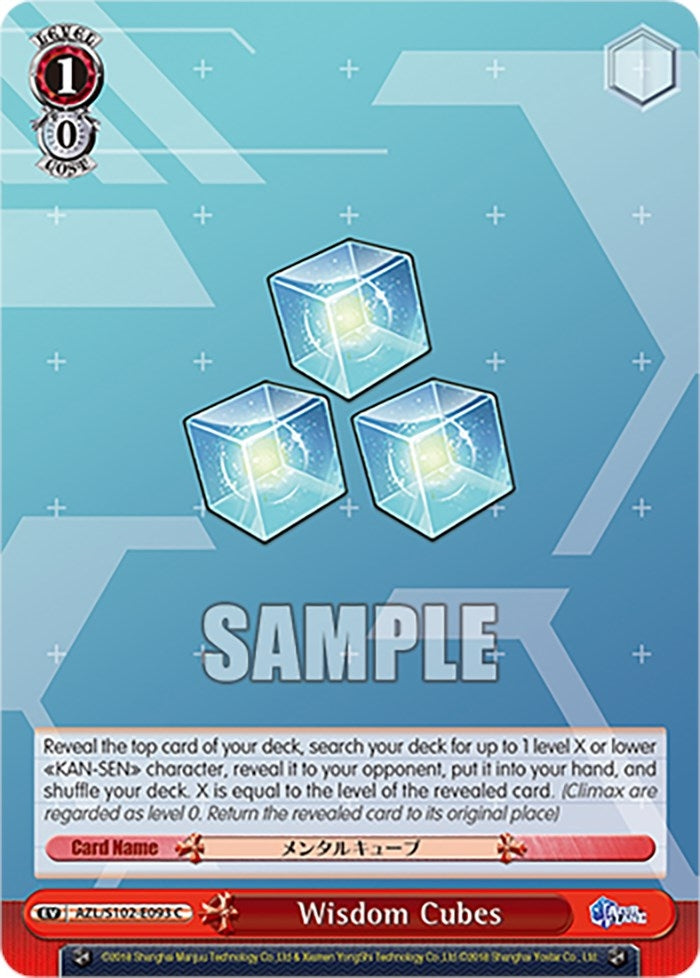 Wisdom Cubes (102093) - Weiss Schwarz Single