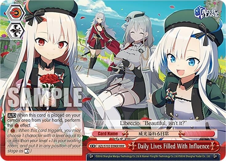 Daily Lives Filled With Influence (RRR) (102096) - Weiss Schwarz Single