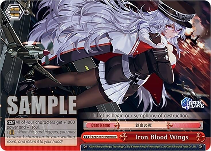Iron Blood Wings (RRR) (102098) - Weiss Schwarz Single
