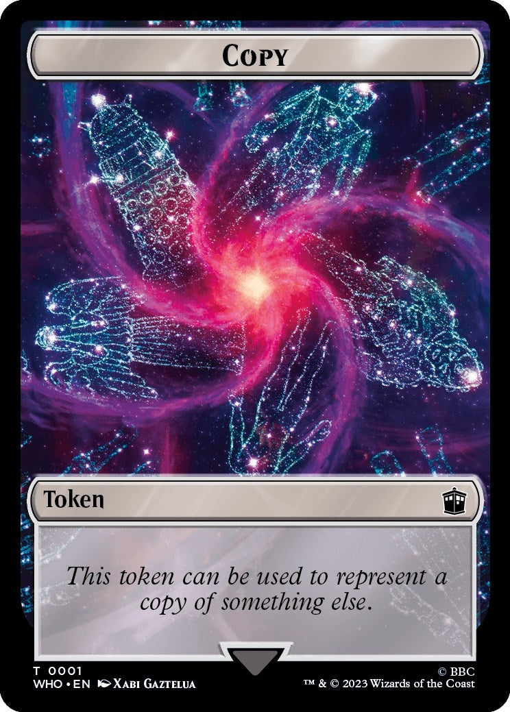 Copy // Alien Insect Double-Sided Token (0) [WHO] - MTG Single