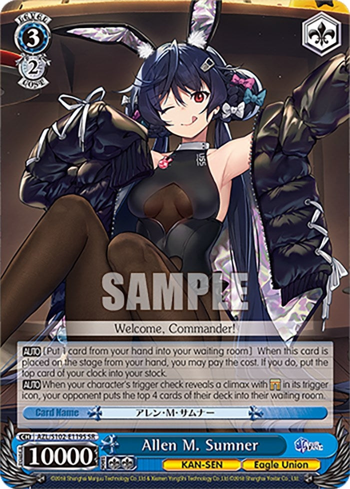 Allen M. Sumner (SR) (102119) - Weiss Schwarz Single