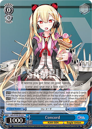 Concord (102123) - Weiss Schwarz Single