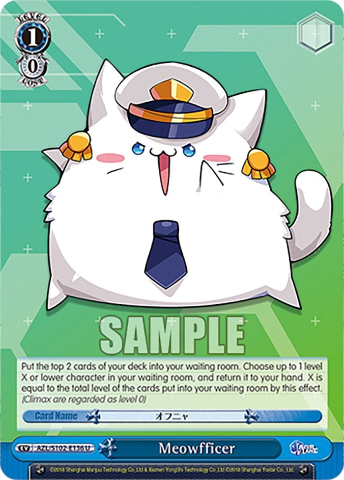 Meowfficer (102136) - Weiss Schwarz Single
