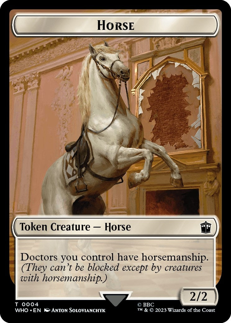 Horse // Food (0026) Double-Sided Token (0) [WHO] - MTG Single