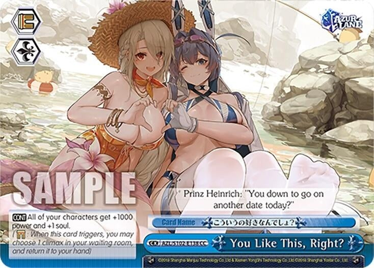 You Like This Right? (102138) - Weiss Schwarz Single