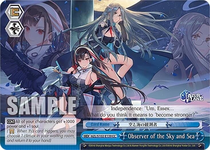 Observer of the Sky and Sea (102139) - Weiss Schwarz Single