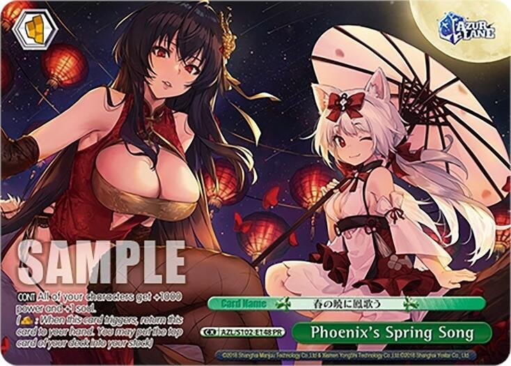 Phoenix’s Spring Song (PR) (102148) - Weiss Schwarz Single