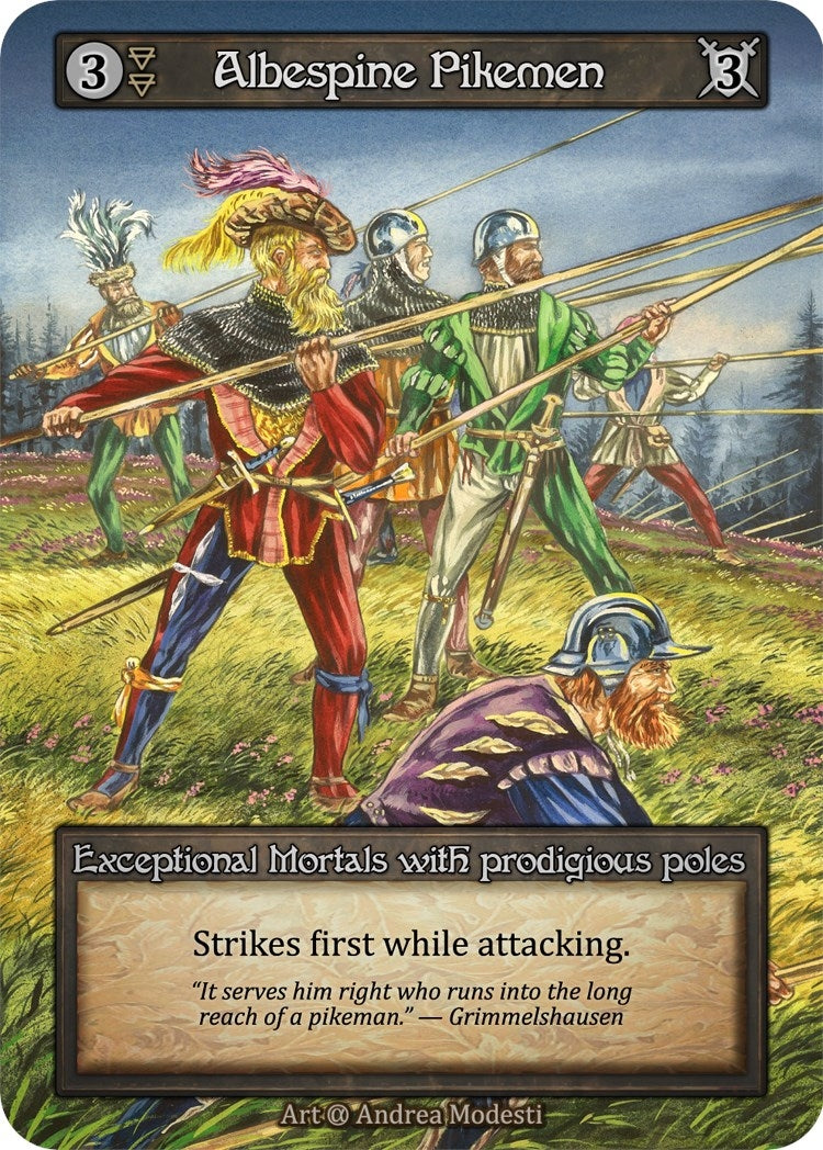 Albespine Pikemen - Sorcery: Contested Realm Single