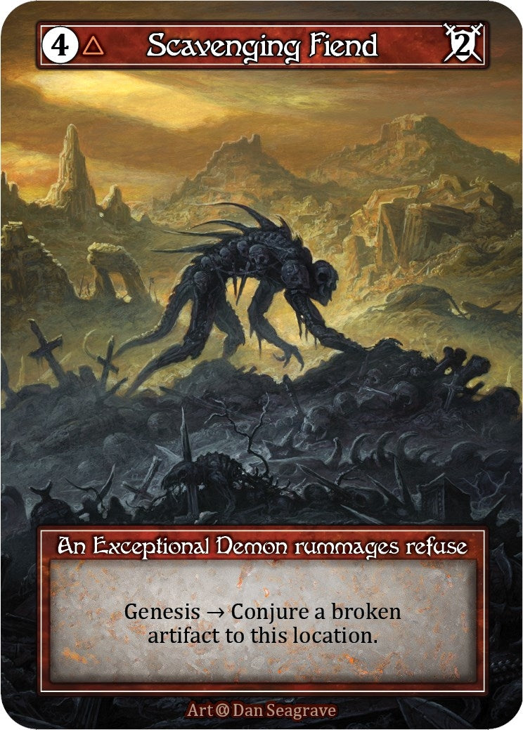 Image for Scavenging Fiend (Foil) (Alpha) - Sorcery: Contested Realm