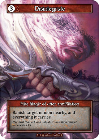 Disintegrate (Foil) - Sorcery: Contested Realm Single
