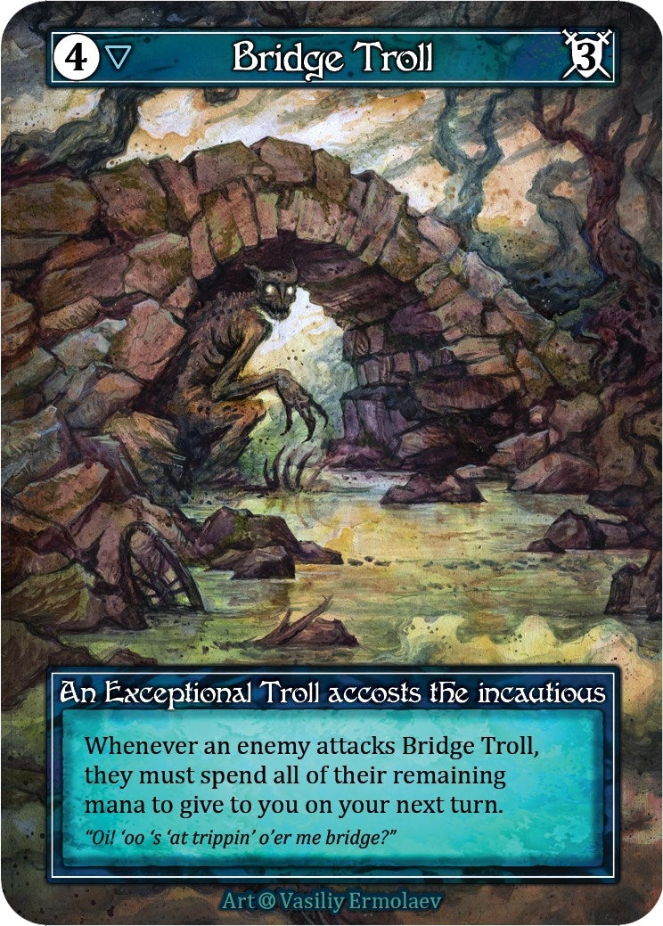 Bridge Troll (Foil) - Sorcery: Contested Realm Single