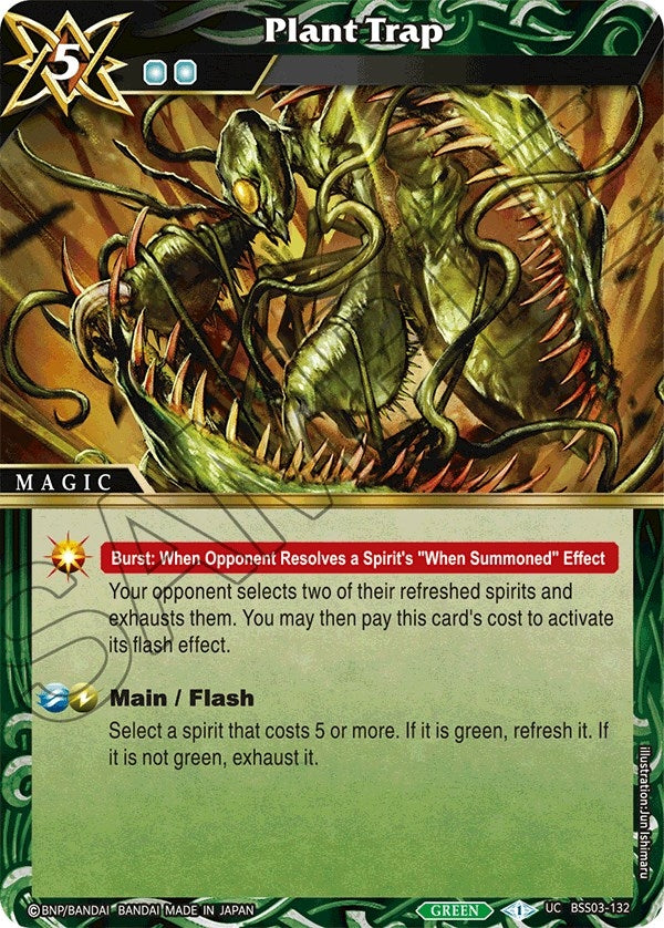 Plant Trap (3132) [BSS03] - Battle Spirits Saga Single