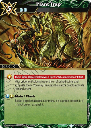 Plant Trap (3132) [BSS03] - Battle Spirits Saga Single