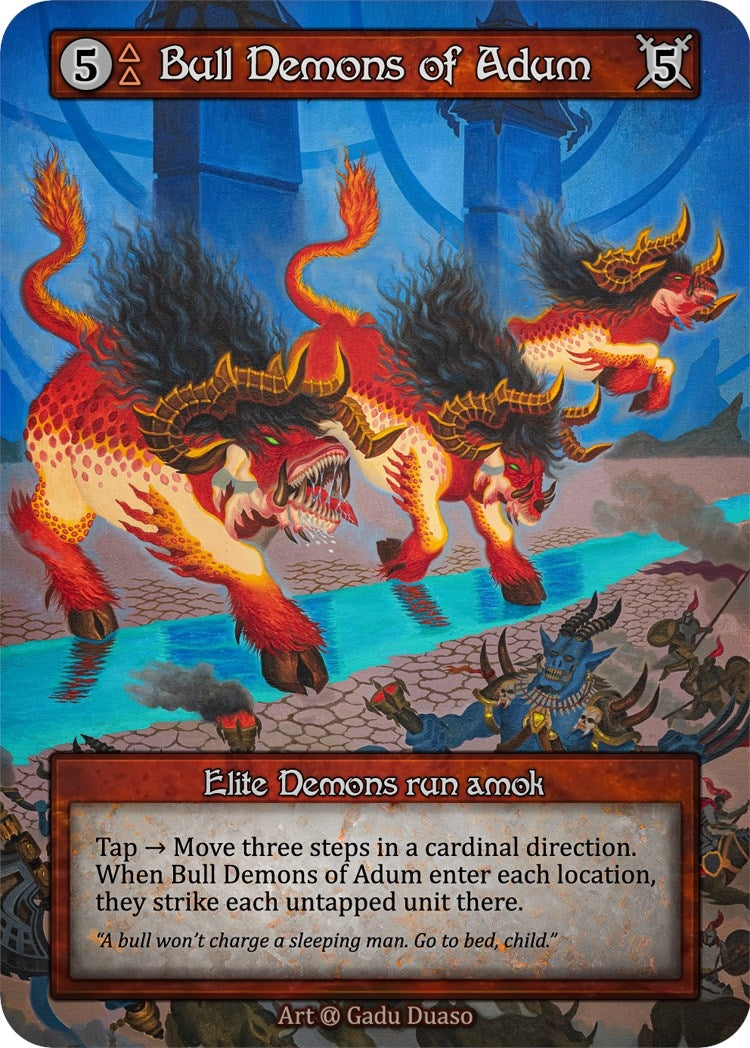 Bull Demons of Adum - Sorcery: Contested Realm Single