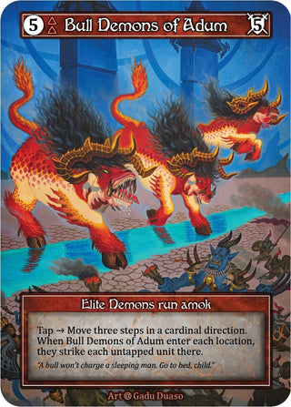 Bull Demons of Adum (Foil) - Sorcery: Contested Realm Single