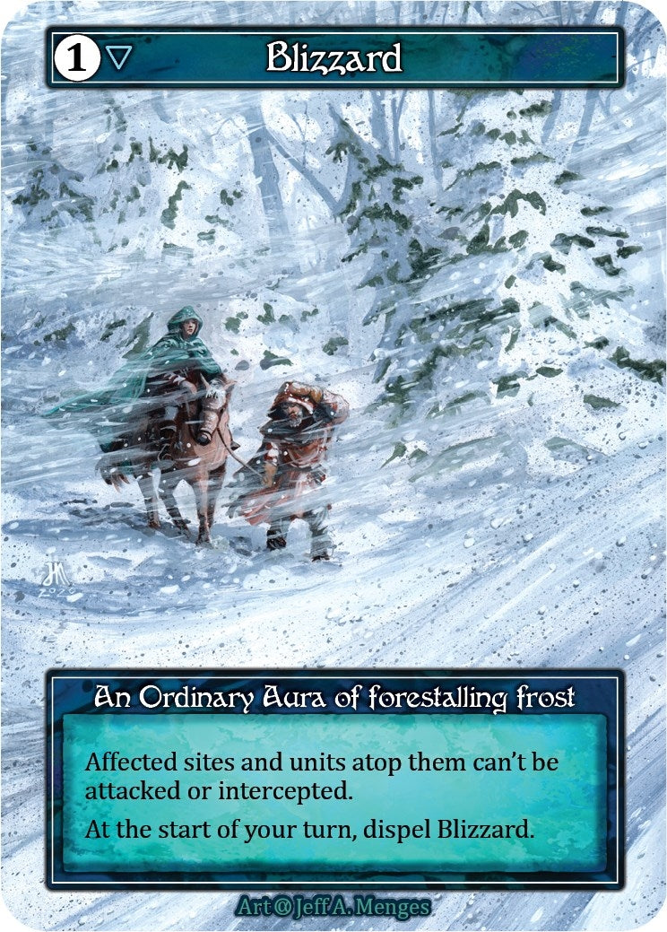 Blizzard (Foil) - Sorcery: Contested Realm Single
