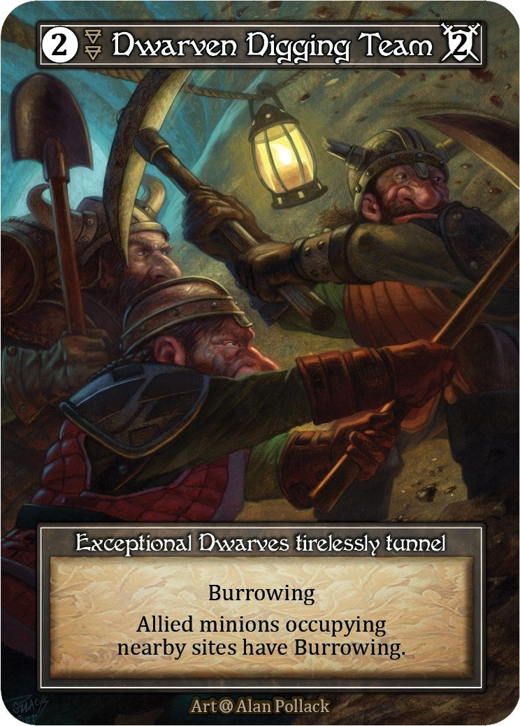 Dwarven Digging Team (Foil) - Sorcery: Contested Realm Single