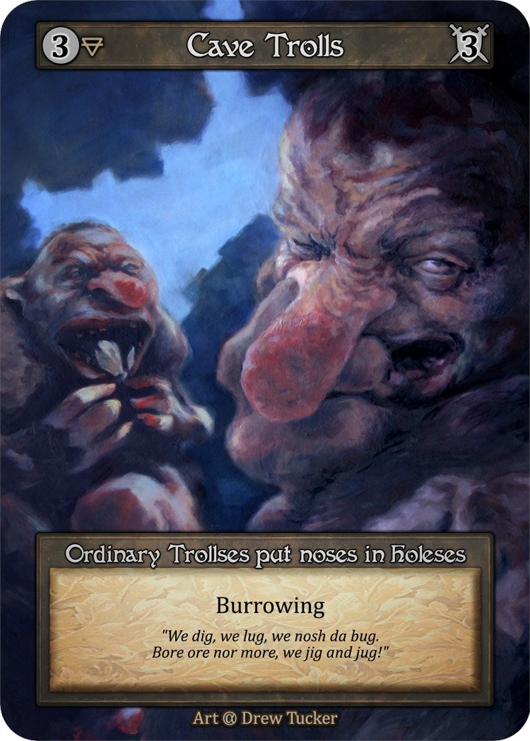 Cave Trolls - Sorcery: Contested Realm Single