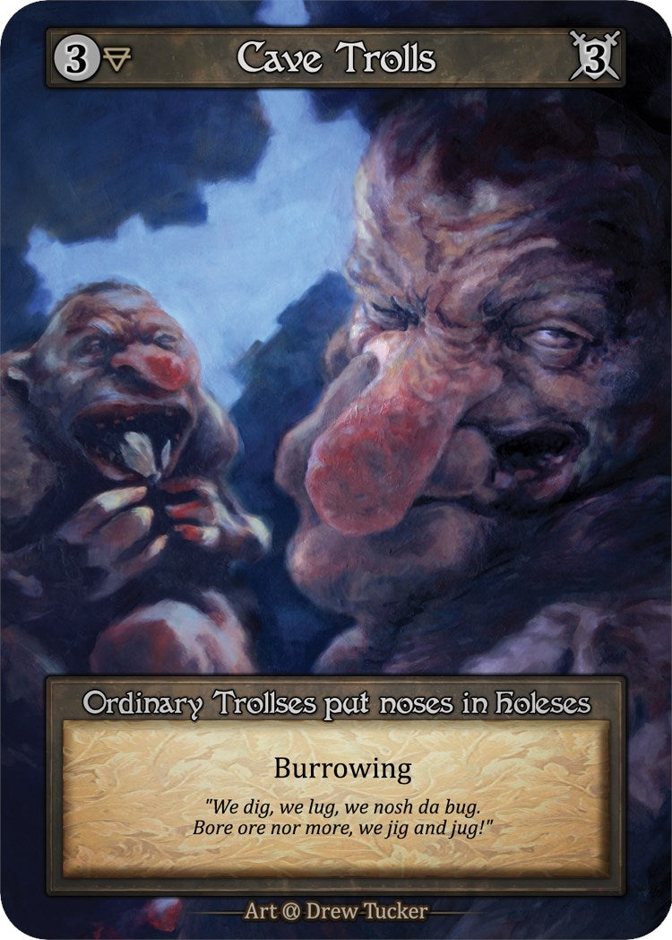 Image for Cave Trolls (Foil) (Alpha) - Sorcery: Contested Realm