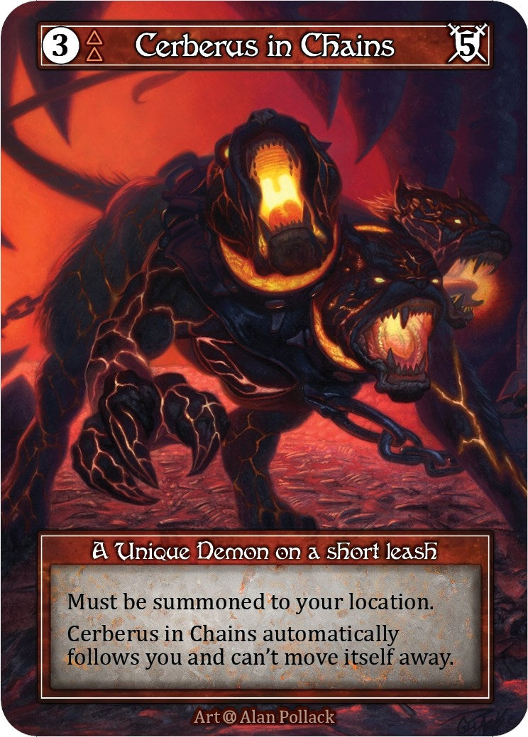 Cerberus in Chains (Foil) - Sorcery: Contested Realm Single