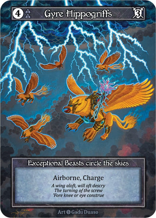Image for Gyre Hippogriffs (Foil) (Alpha) - Sorcery: Contested Realm