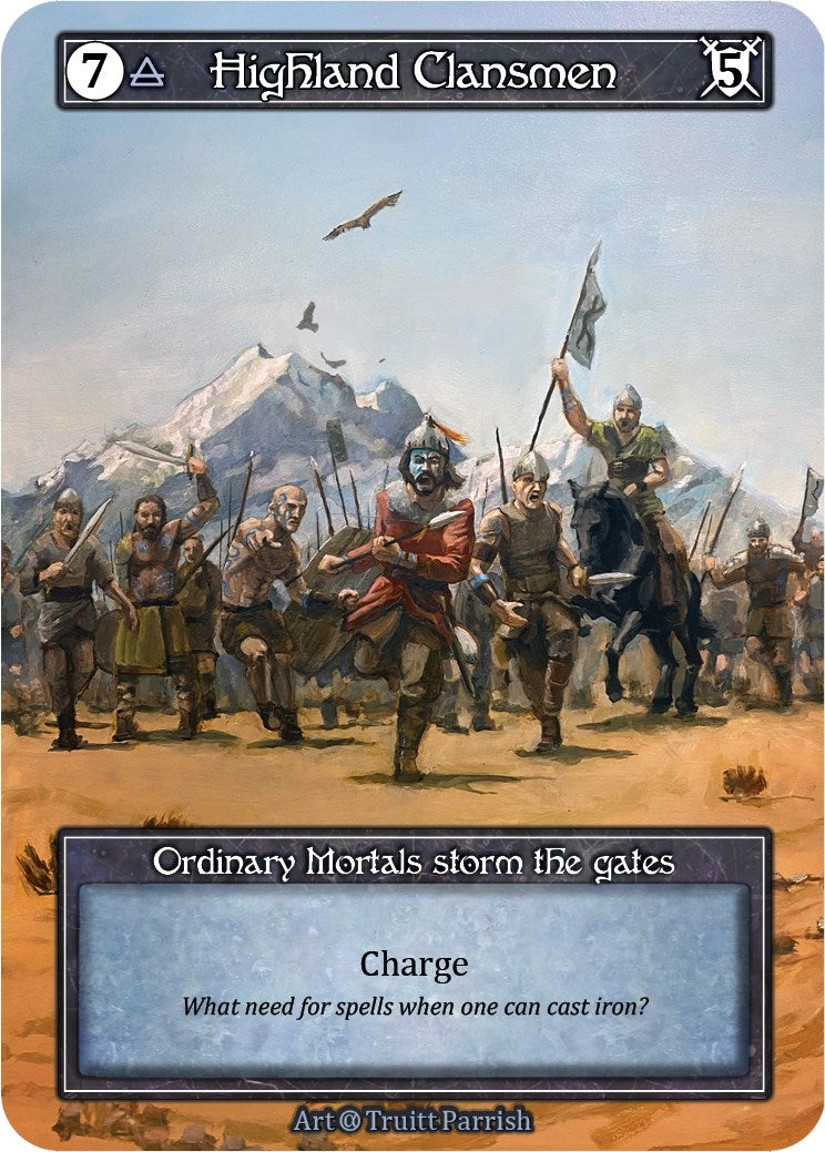 Image for Highland Clansmen (Foil) (Alpha) - Sorcery: Contested Realm