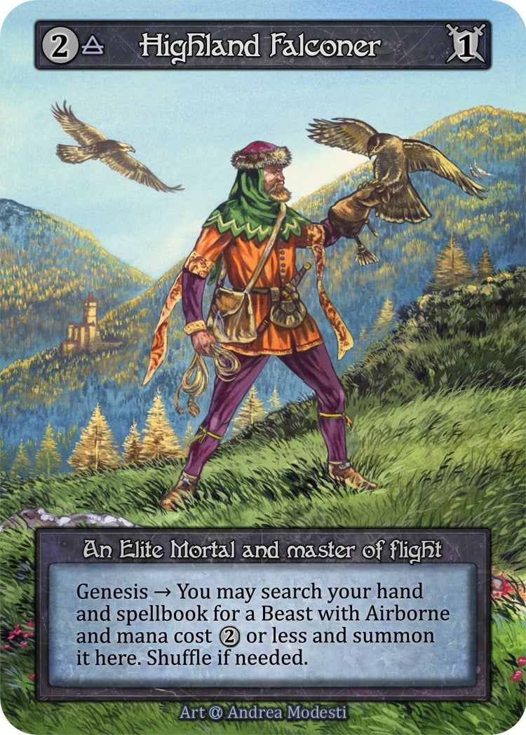 Highland Falconer - Sorcery: Contested Realm Single