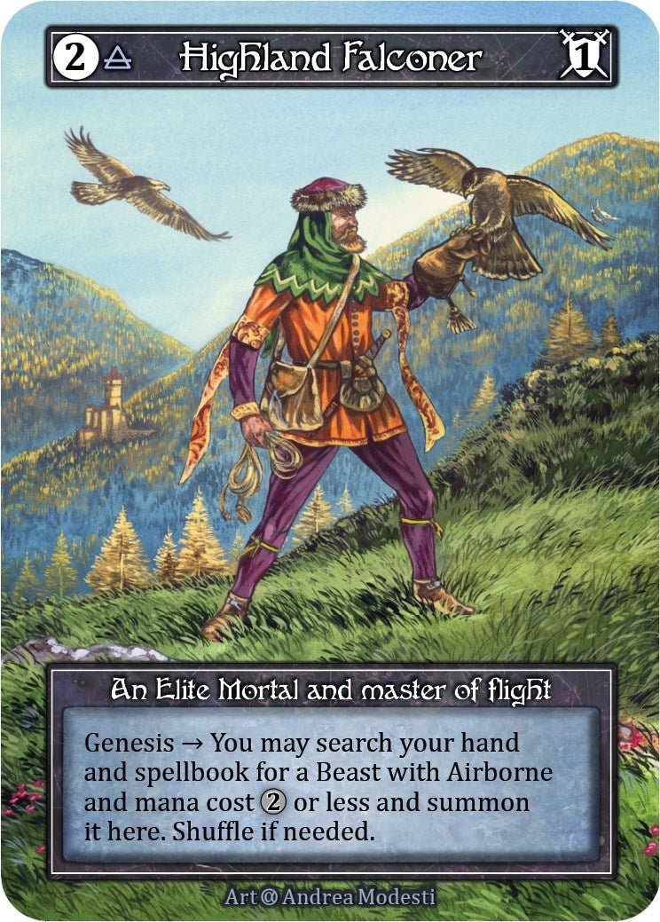 Highland Falconer (Foil) - Sorcery: Contested Realm Single