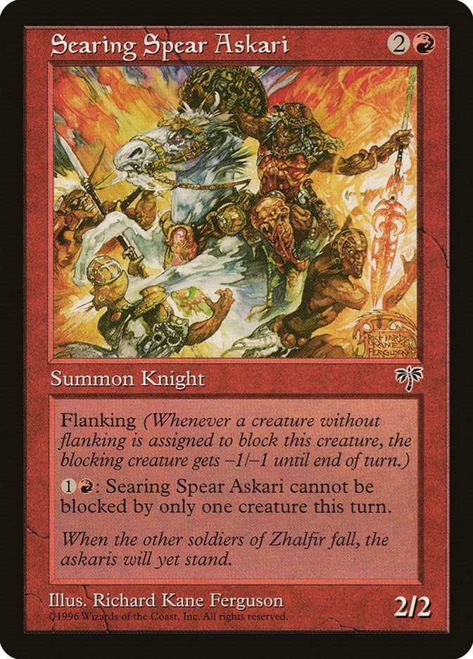 Searing Spear Askari [MIR] - MTG Single
