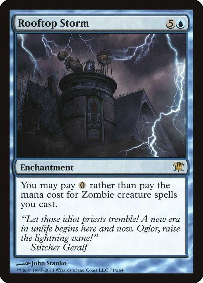Rooftop Storm (71) [ISD] - MTG Single