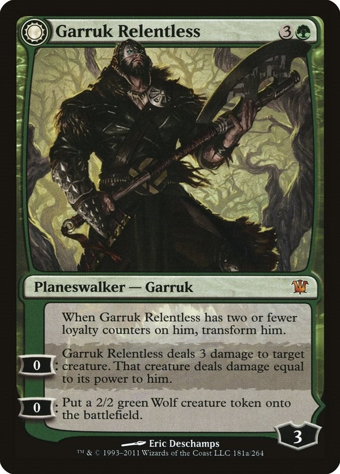 Garruk Relentless (181) [ISD] - MTG Single