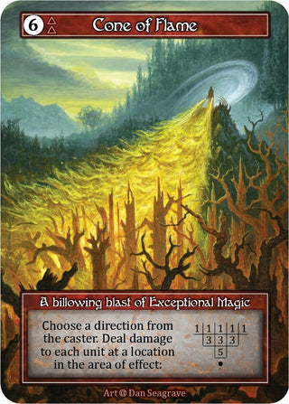 Cone of Flame (Foil) - Sorcery: Contested Realm Single