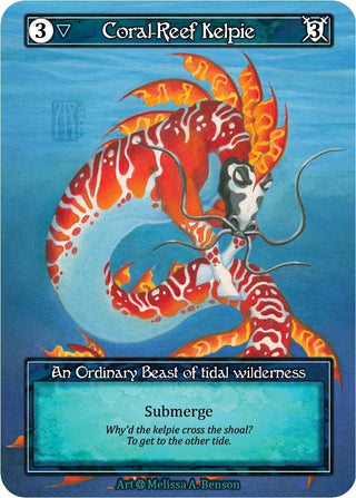 Image for Coral-Reef Kelpie (Foil) (Alpha) - Sorcery: Contested Realm