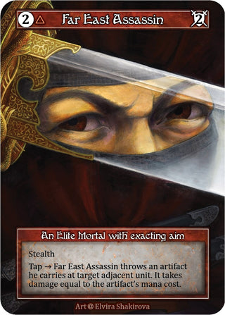 Image for Far East Assassin (Foil) (Alpha) - Sorcery: Contested Realm