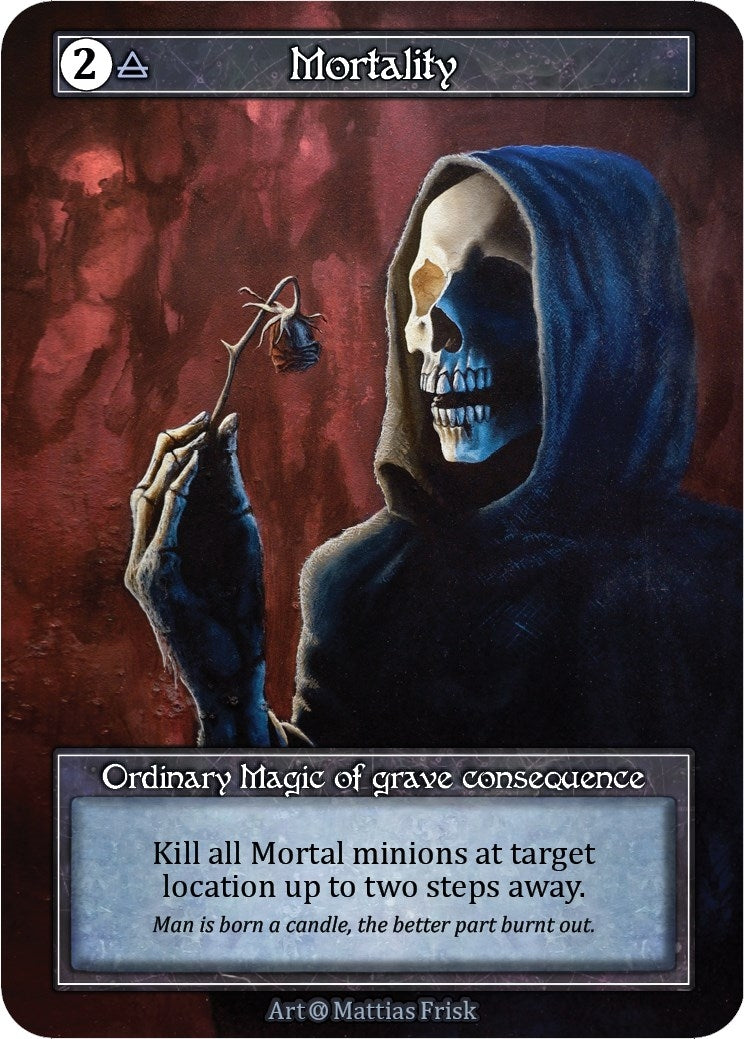 Image for Mortality (Foil) (Alpha) - Sorcery: Contested Realm