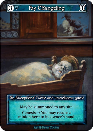 Image for Fey Changeling (Foil) (Alpha) - Sorcery: Contested Realm