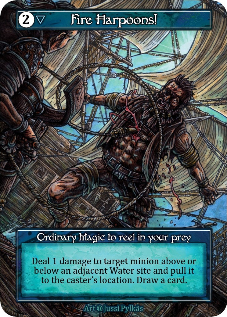 Image for Fire Harpoons! (Foil) (Alpha) - Sorcery: Contested Realm