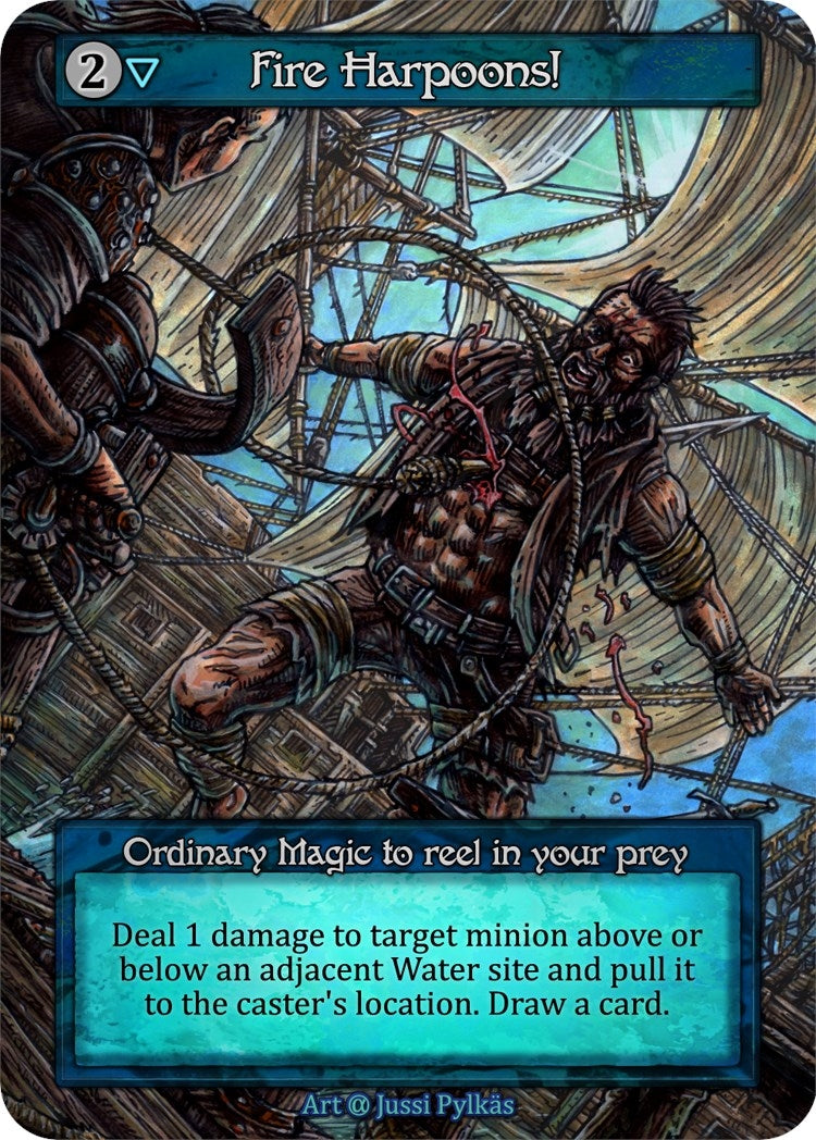 Fire Harpoons! - Sorcery: Contested Realm Single