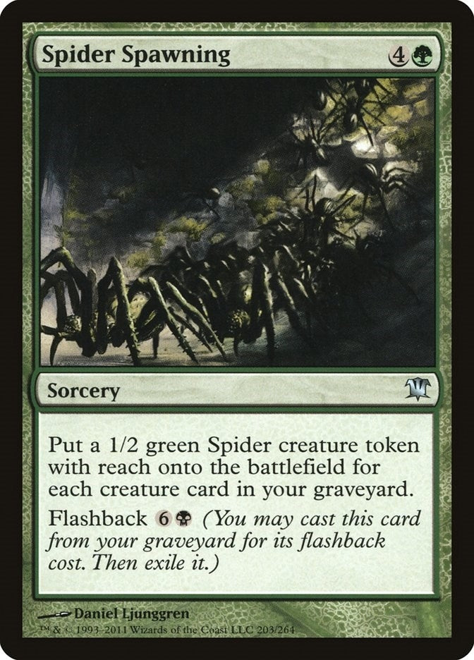 Spider Spawning (203) [ISD] - MTG Single