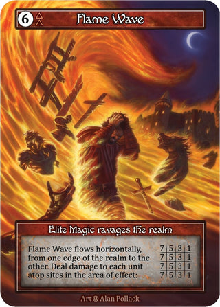 Image for Flame Wave (Foil) (Alpha) - Sorcery: Contested Realm